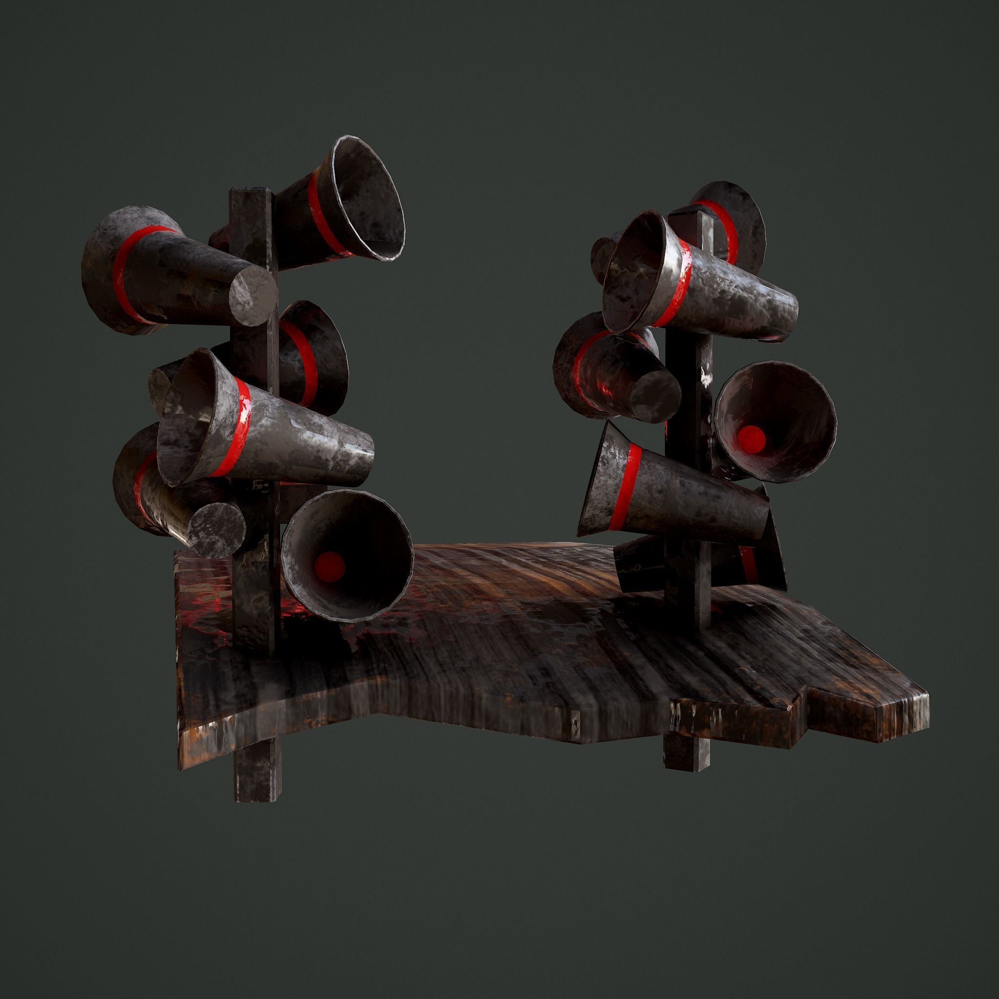 Megafons Board  Free 3D model_19