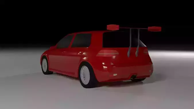 Modified Volkswagen golf for mobile games
