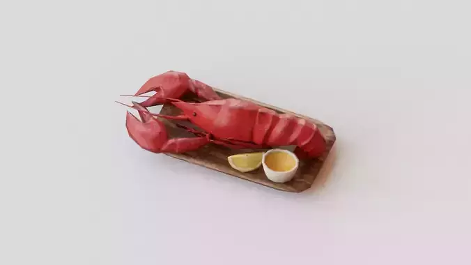 Lobster G09 Low-poly 3D model Lobster G09 Low-poly 3D model