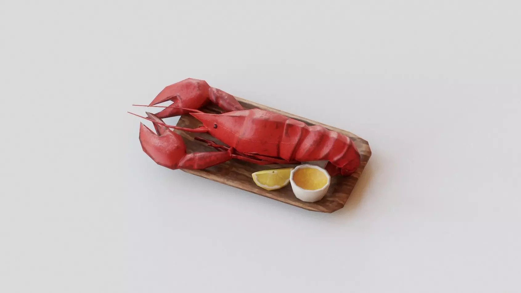 Lobster G09 Low-poly 3D model_0