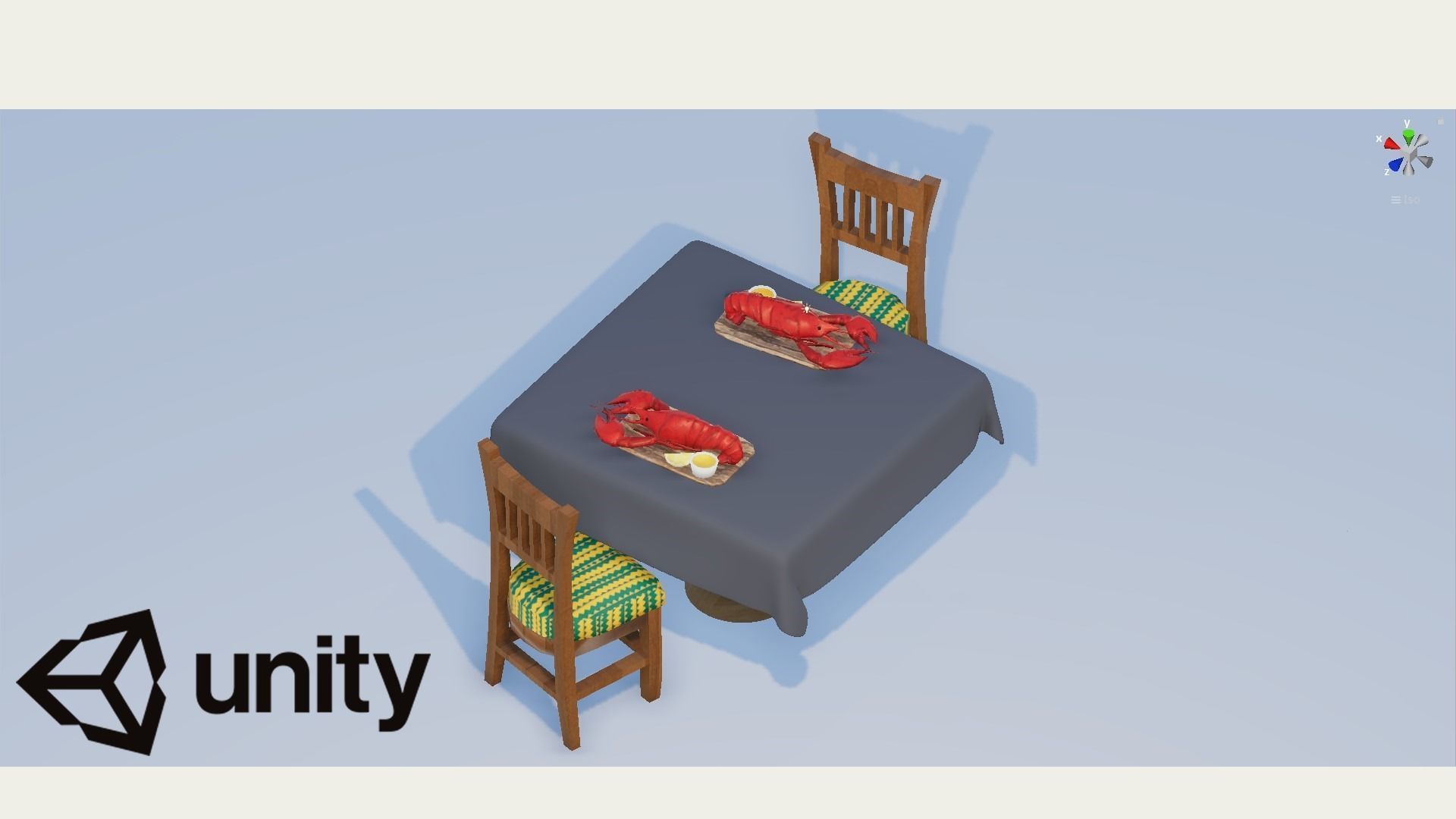 Lobster G09 Low-poly 3D model_10