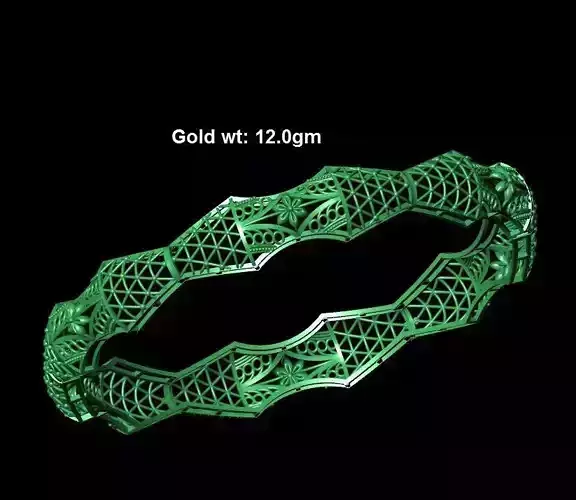 dubai kuwathy bangles 3D print model