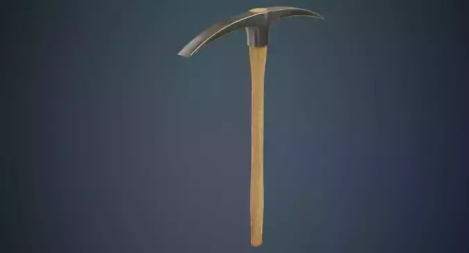 Pickaxe 1A Low-poly 3D model