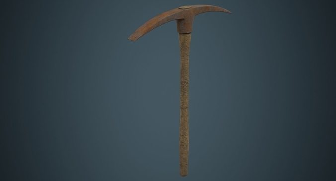 Pickaxe 1C Low-poly 3D model