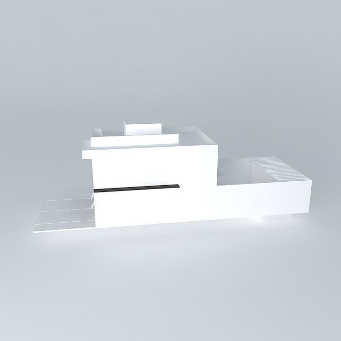 Holliday house Free 3D model_2