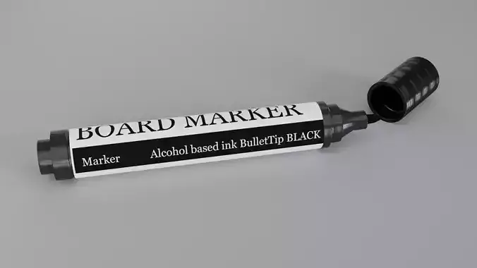 Generic Marker 3d model Low-poly 3D model