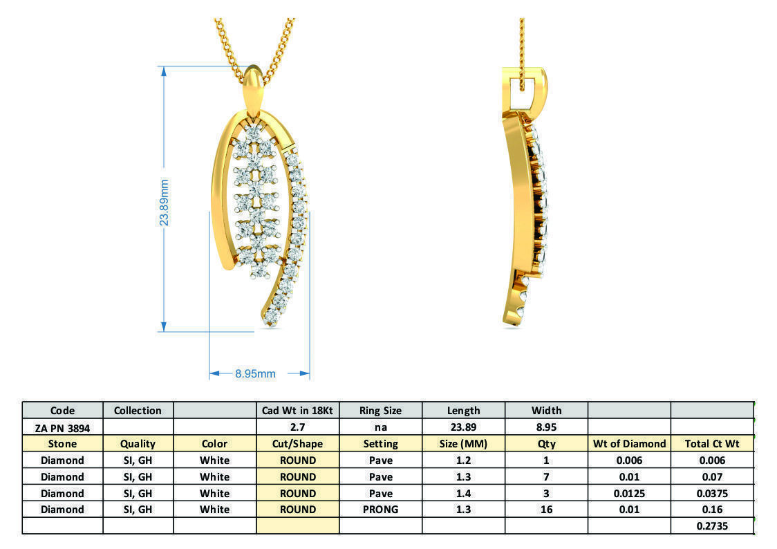 36 Women pendant-earrings set 3dm stl render detail 3D print model_62