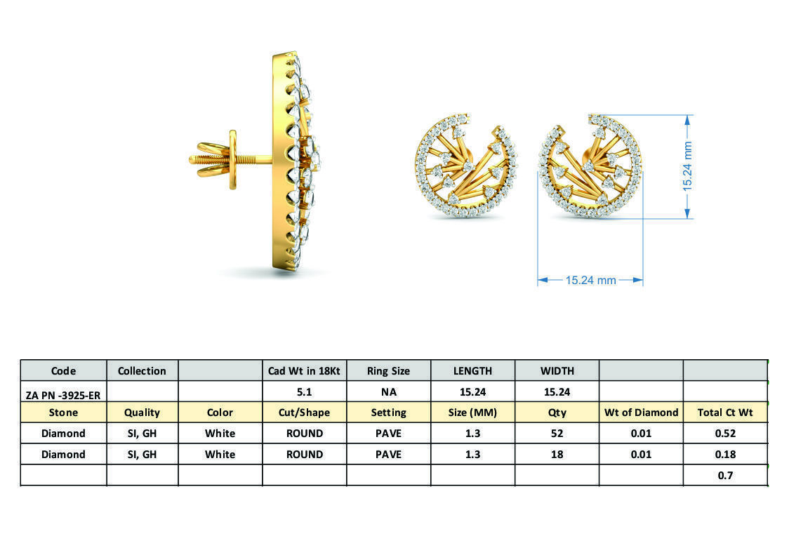 36 Women pendant-earrings set 3dm stl render detail 3D print model_27