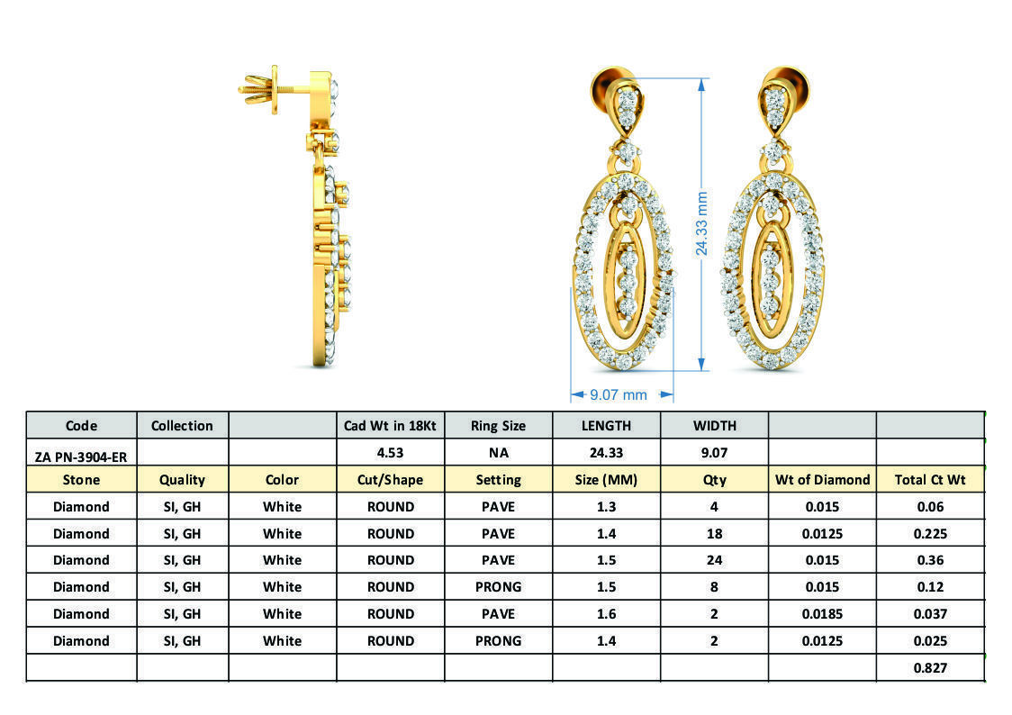 36 Women pendant-earrings set 3dm stl render detail 3D print model_49