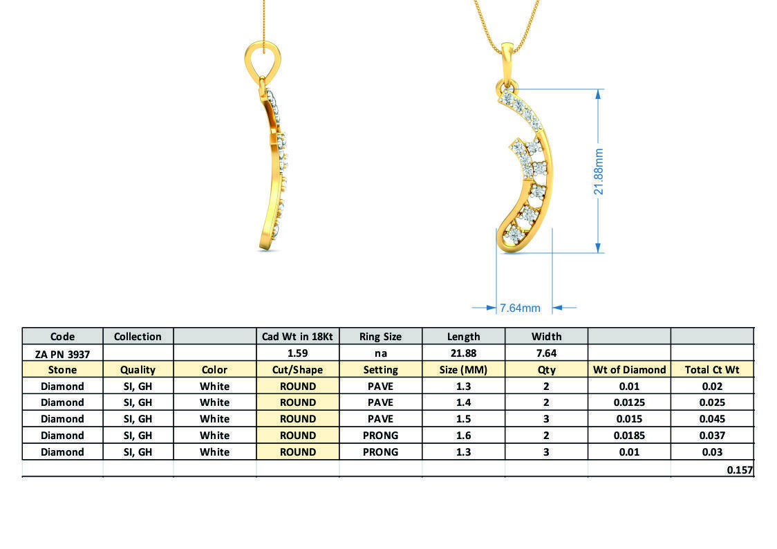 36 Women pendant-earrings set 3dm stl render detail 3D print model_24