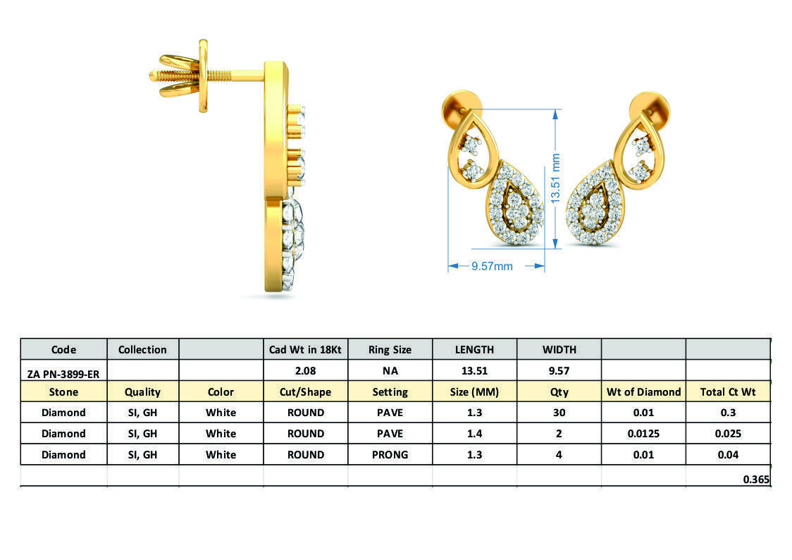 36 Women pendant-earrings set 3dm stl render detail 3D print model_57