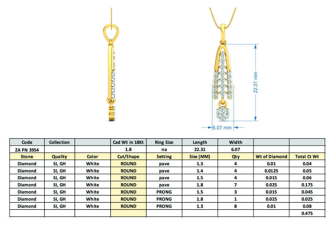 36 Women pendant-earrings set 3dm stl render detail 3D print model_10