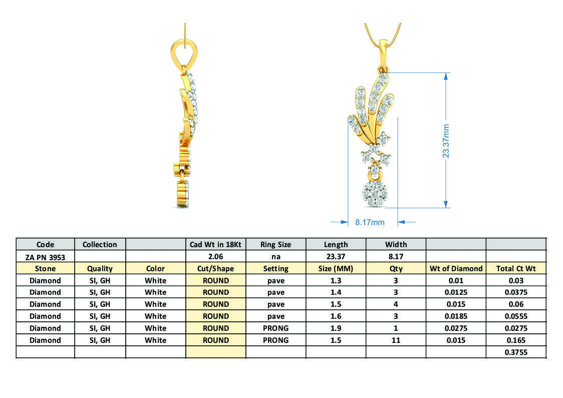 36 Women pendant-earrings set 3dm stl render detail 3D print model_8