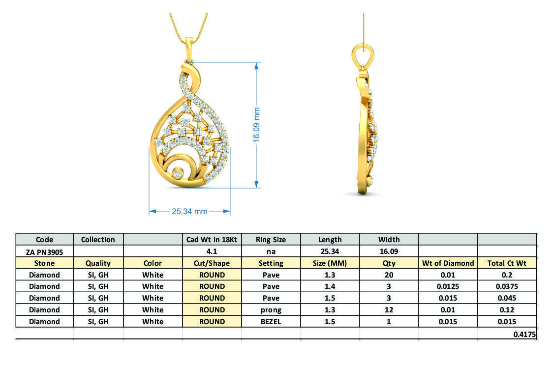 36 Women pendant-earrings set 3dm stl render detail 3D print model_46