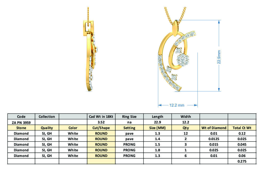 36 Women pendant-earrings set 3dm stl render detail 3D print model_16