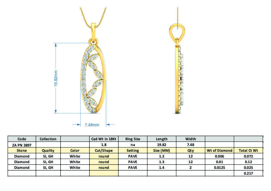 36 Women pendant-earrings set 3dm stl render detail 3D print model_58
