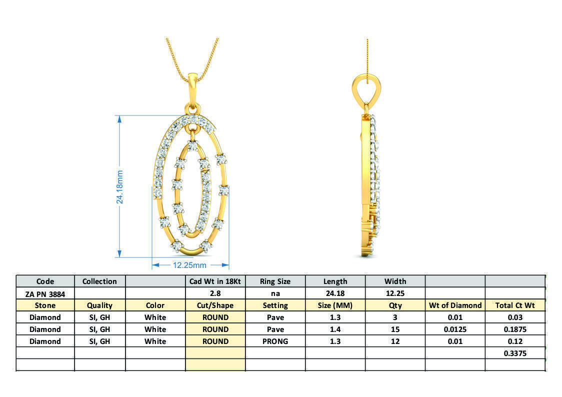 36 Women pendant-earrings set 3dm stl render detail 3D print model_68