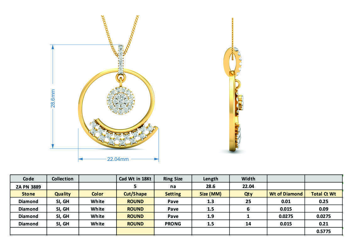 36 Women pendant-earrings set 3dm stl render detail 3D print model_65