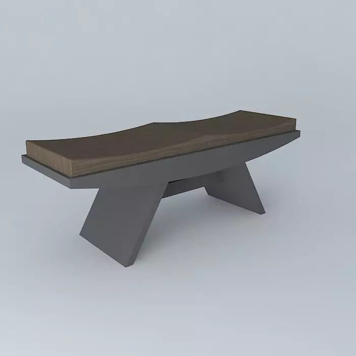 Banco de designer Free 3D model_0