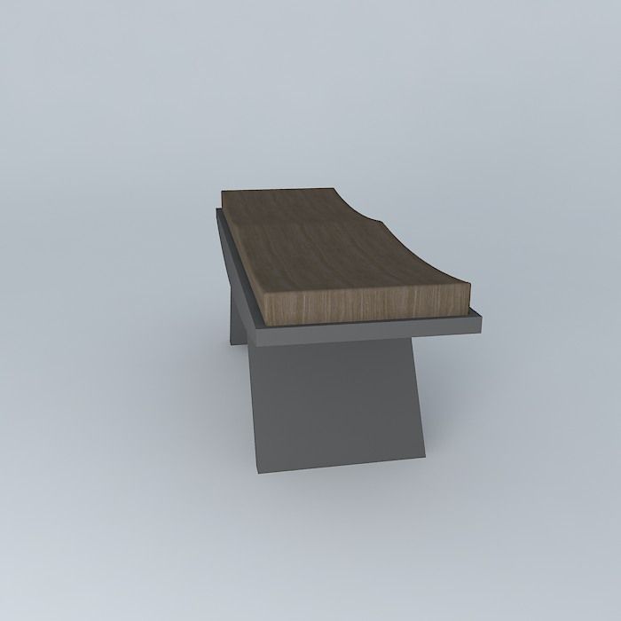 Banco de designer Free 3D model_2