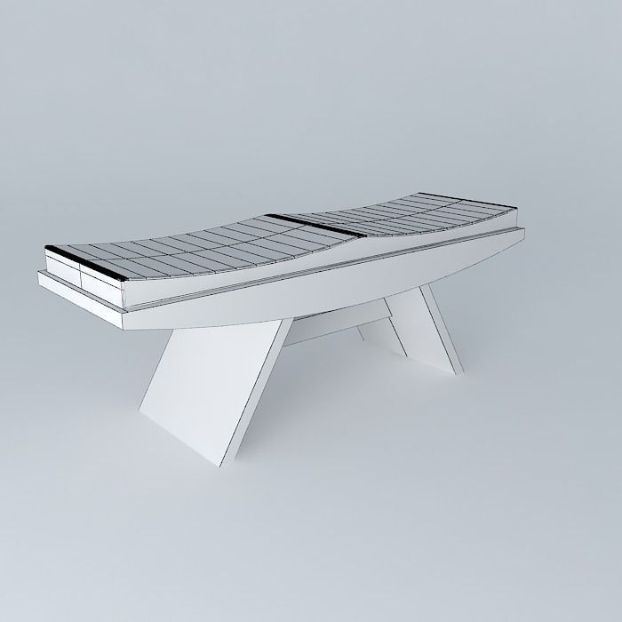 Banco de designer Free 3D model_4
