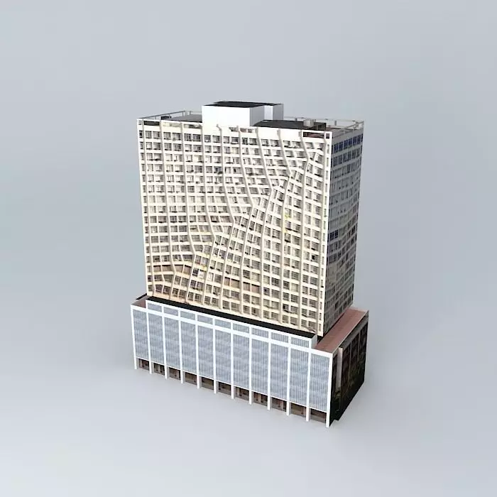 Banrisul Headquarters Free 3D model