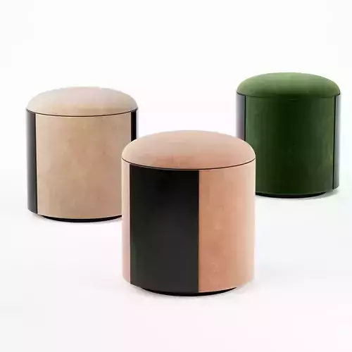 Manon Heritage Storage Stool ottaman 3D model