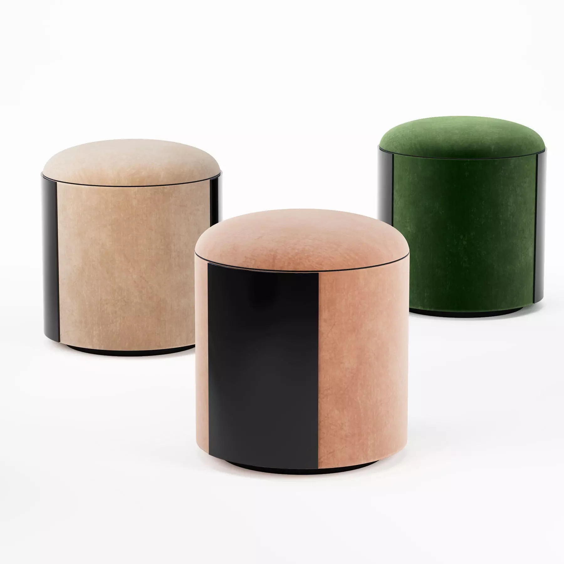 Manon Heritage Storage Stool ottaman 3D model_0