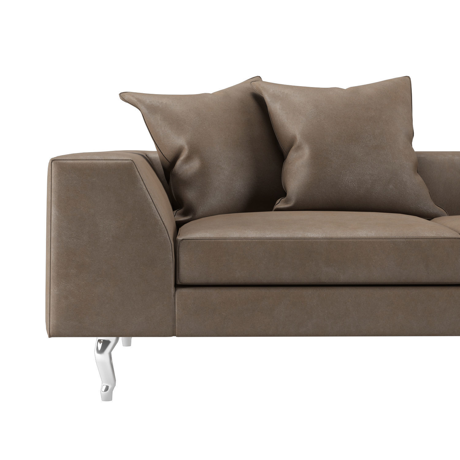 ZLiq Doubel Seater leather sofa by Marcel Wanders  3D model_15