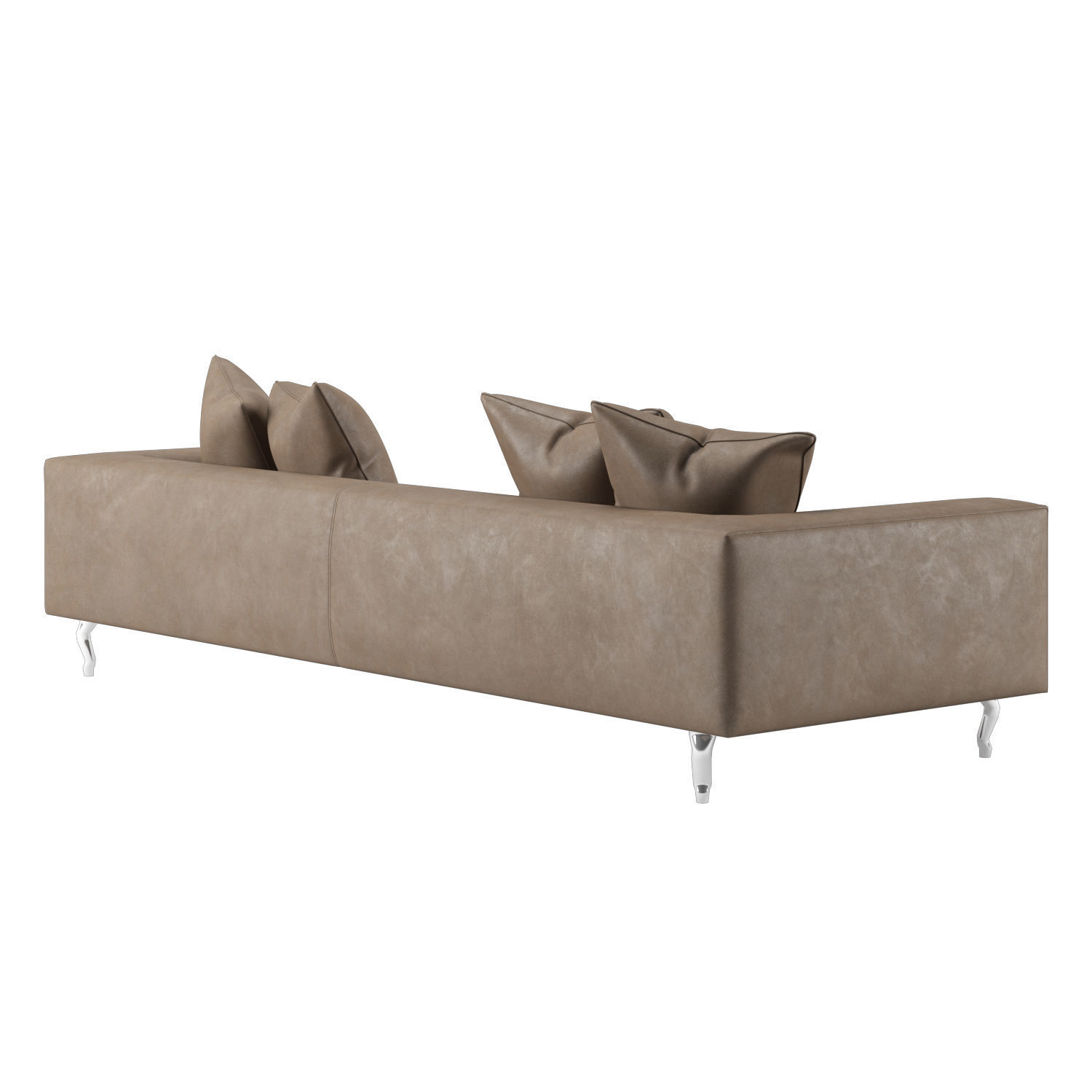 ZLiq Doubel Seater leather sofa by Marcel Wanders  3D model_5