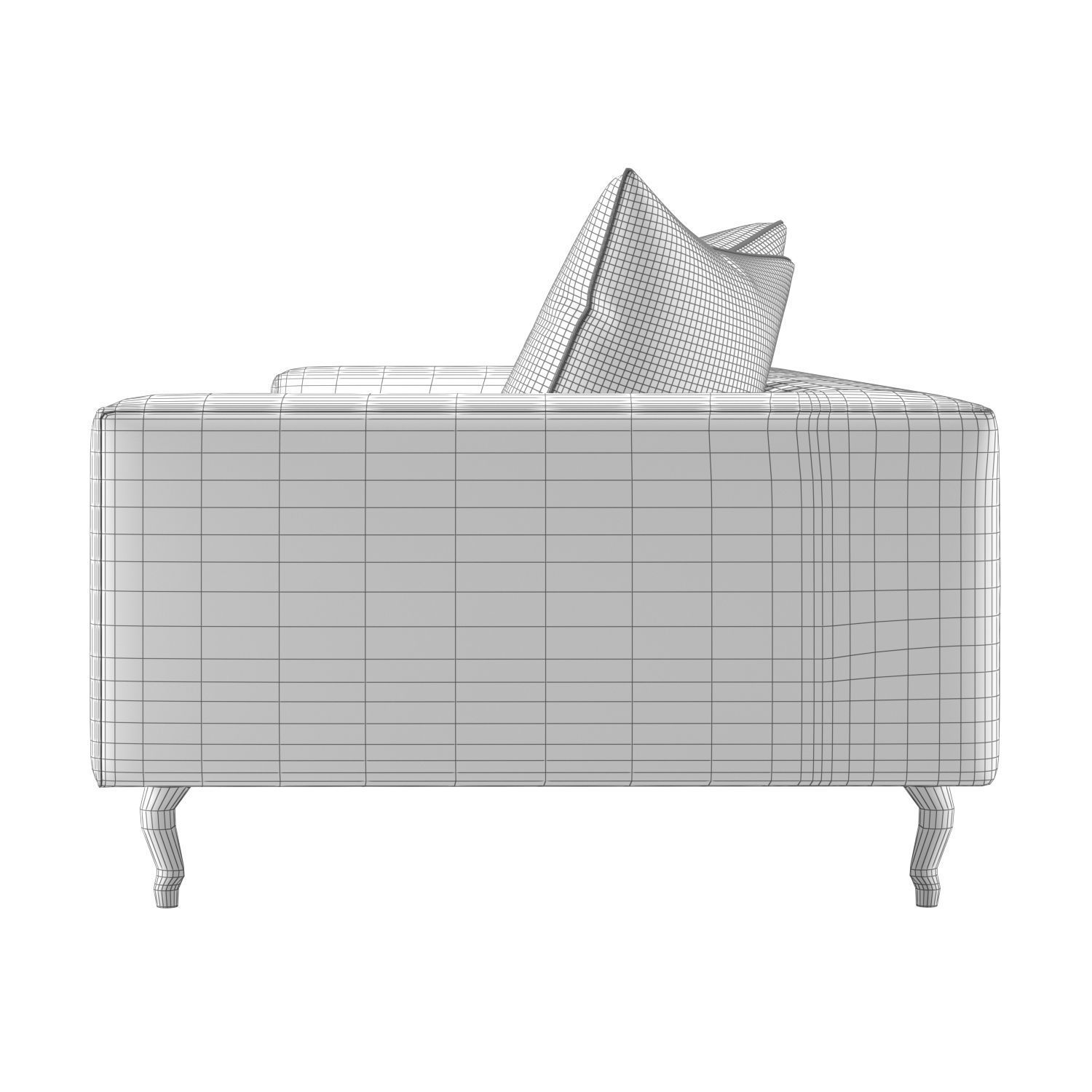 ZLiq Doubel Seater leather sofa by Marcel Wanders  3D model_12