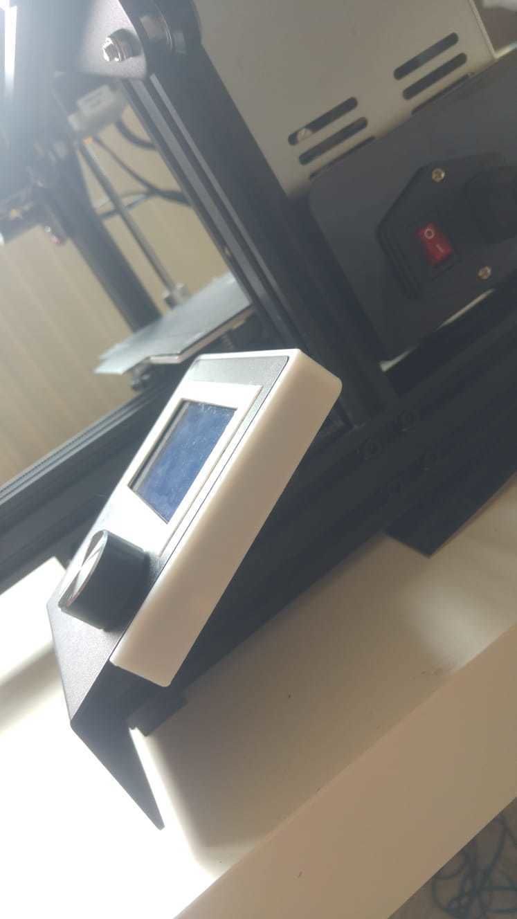 Creality Ender 3D Printer Screen Cover 3D print model_10