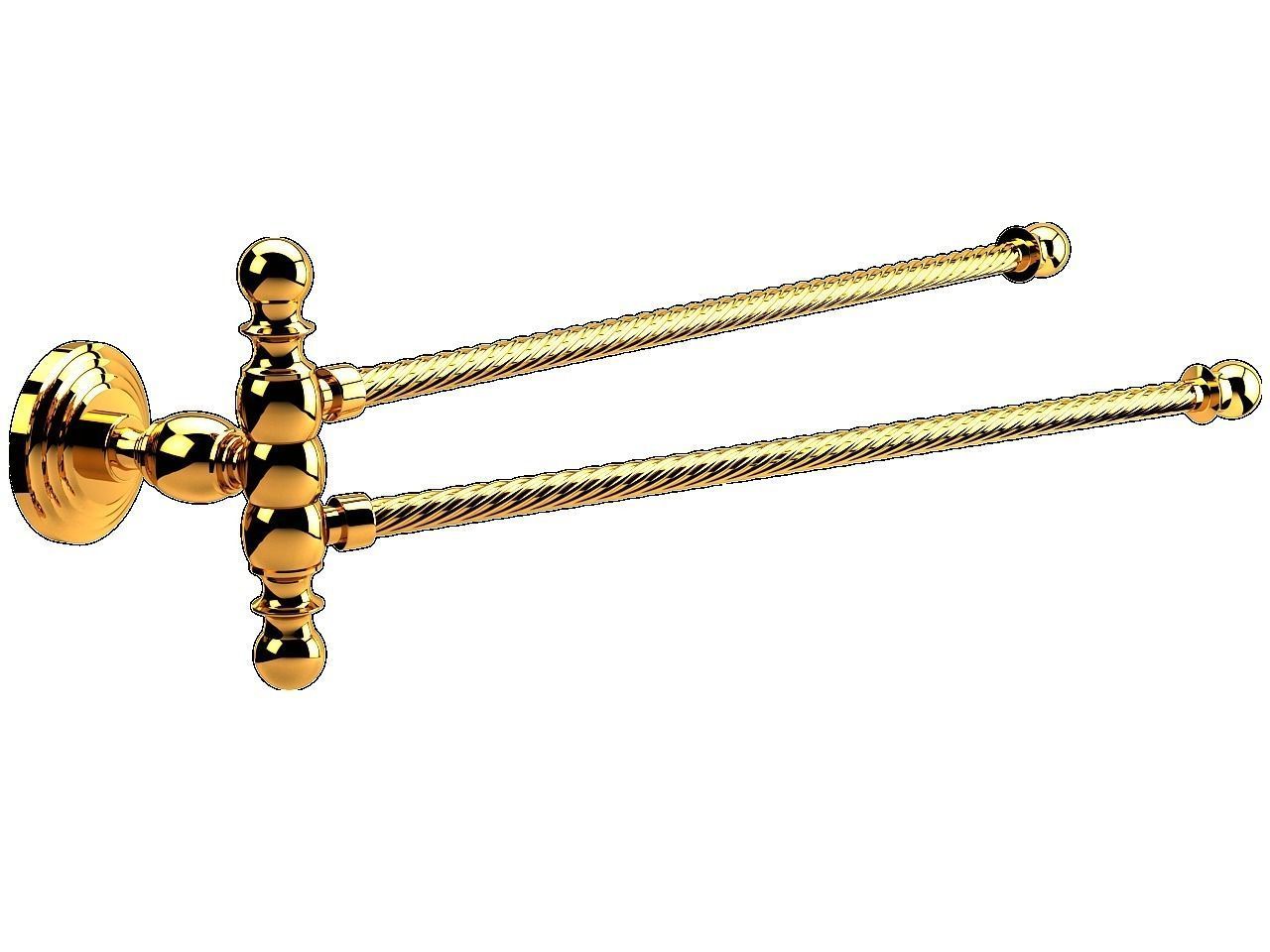 Ottoman Saffron Towel Moving Double 3D model_1