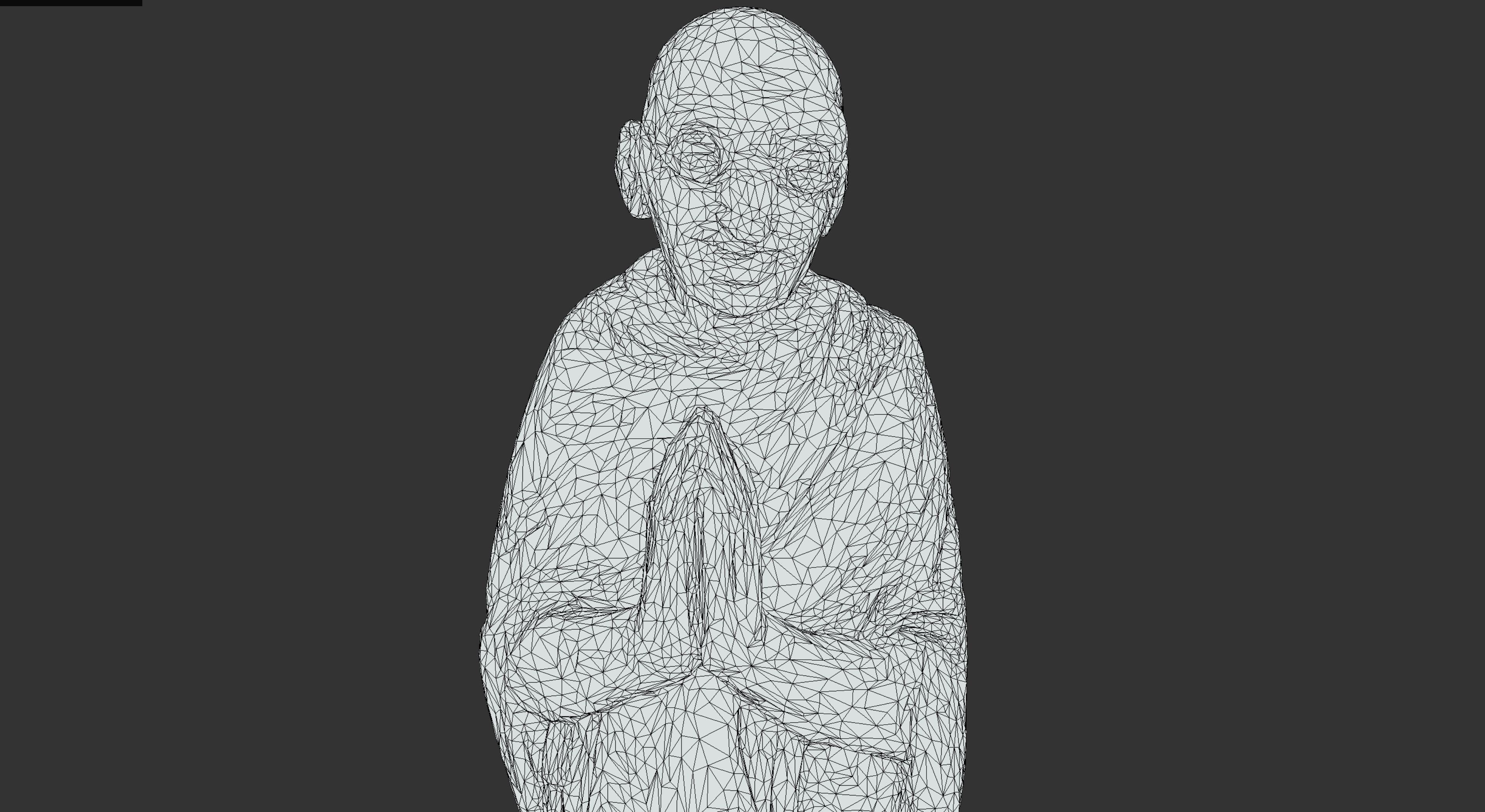 Ivory Gandhi v3 Low-poly 3D model_29