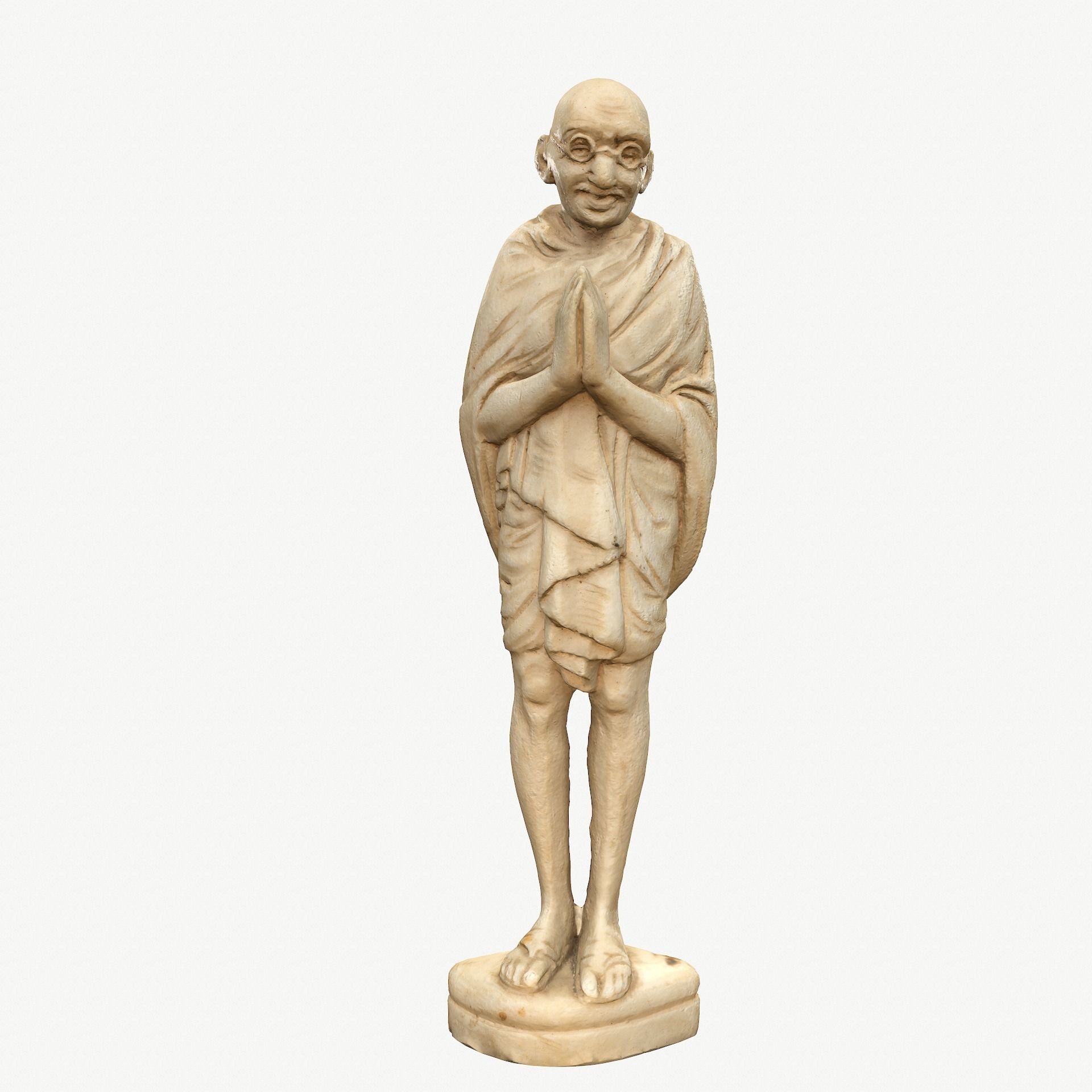 Ivory Gandhi v3 Low-poly 3D model_2