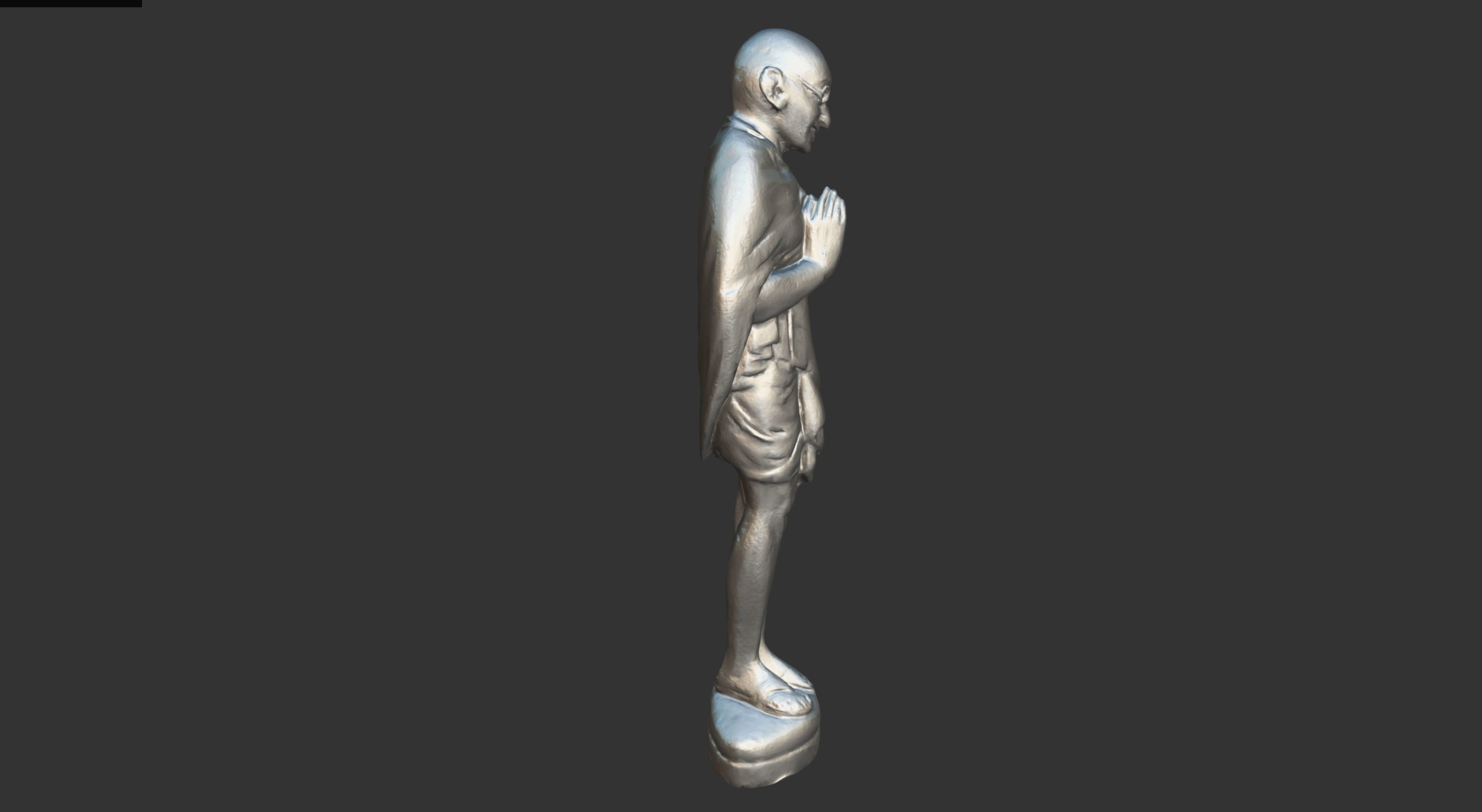 Ivory Gandhi v3 Low-poly 3D model_17