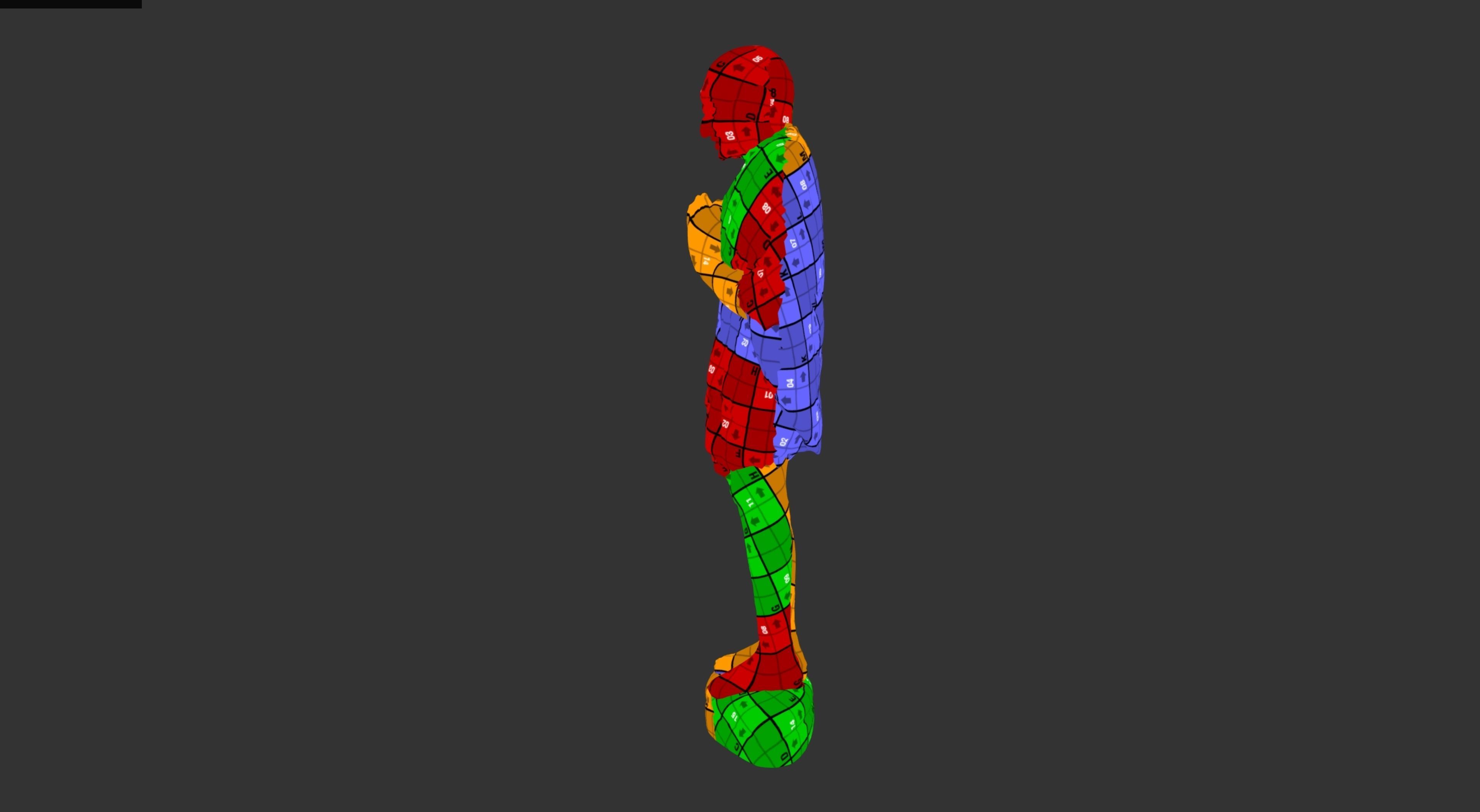 Ivory Gandhi v3 Low-poly 3D model_34