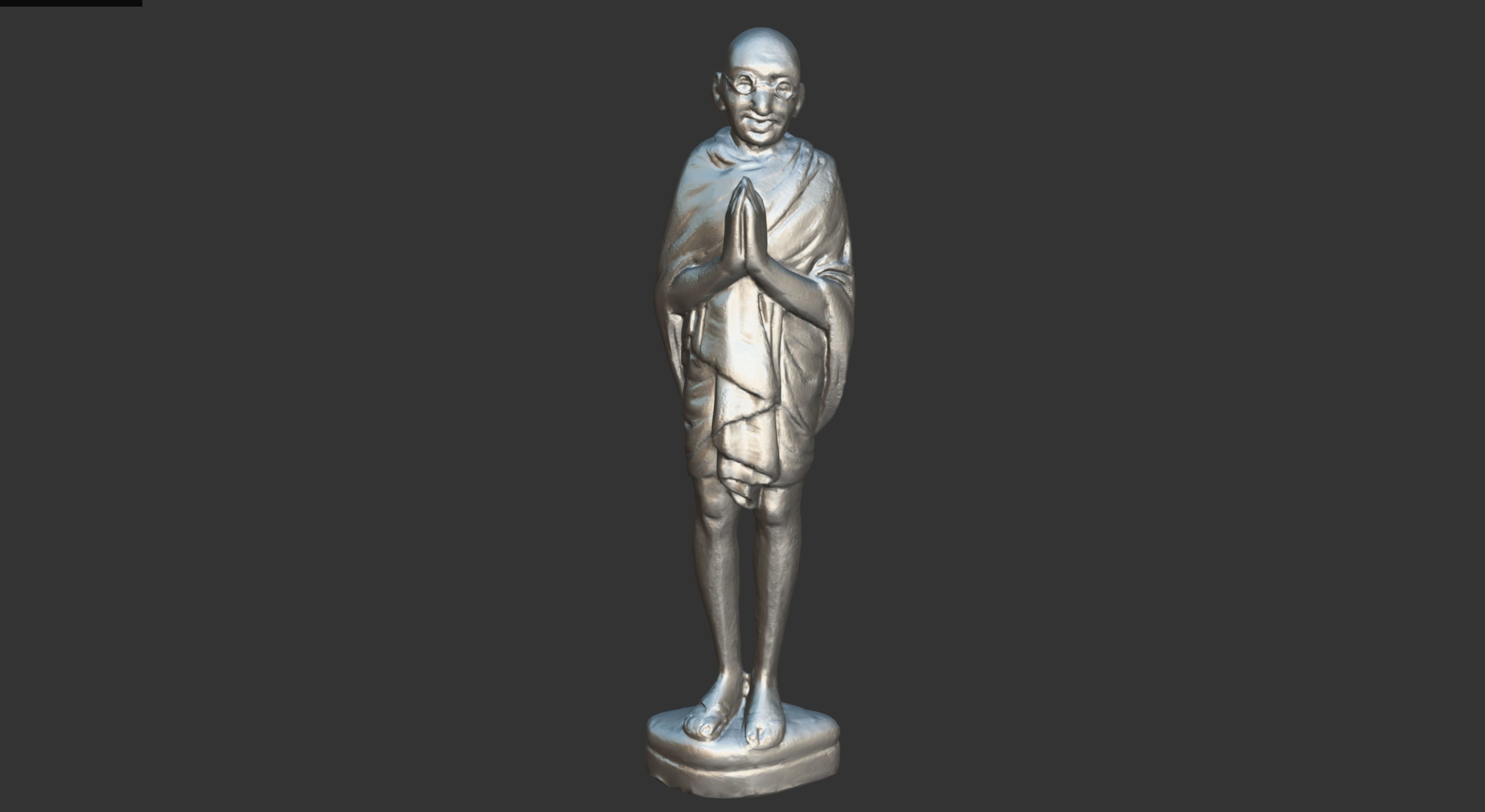 Ivory Gandhi v3 Low-poly 3D model_16