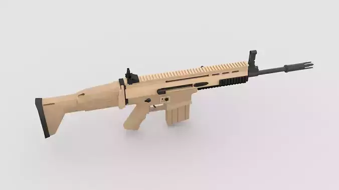 Simple low-poly SCARH model