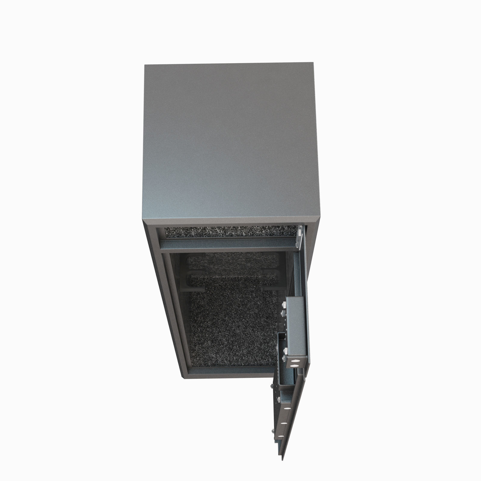 Branded 8 Gun Safe 3 PIN 3D model_1