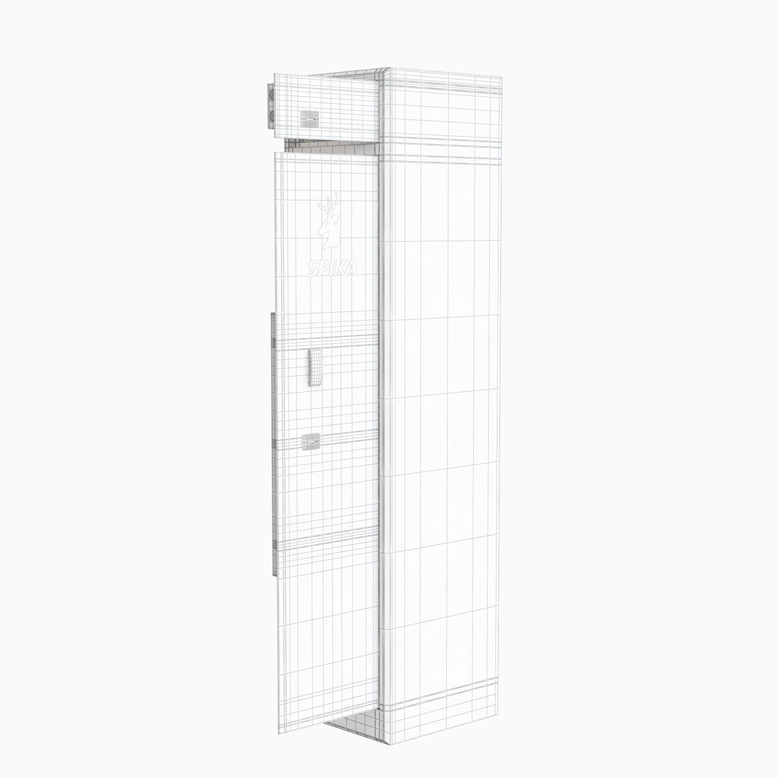 Branded 8 Gun Safe 3 PIN 3D model_11