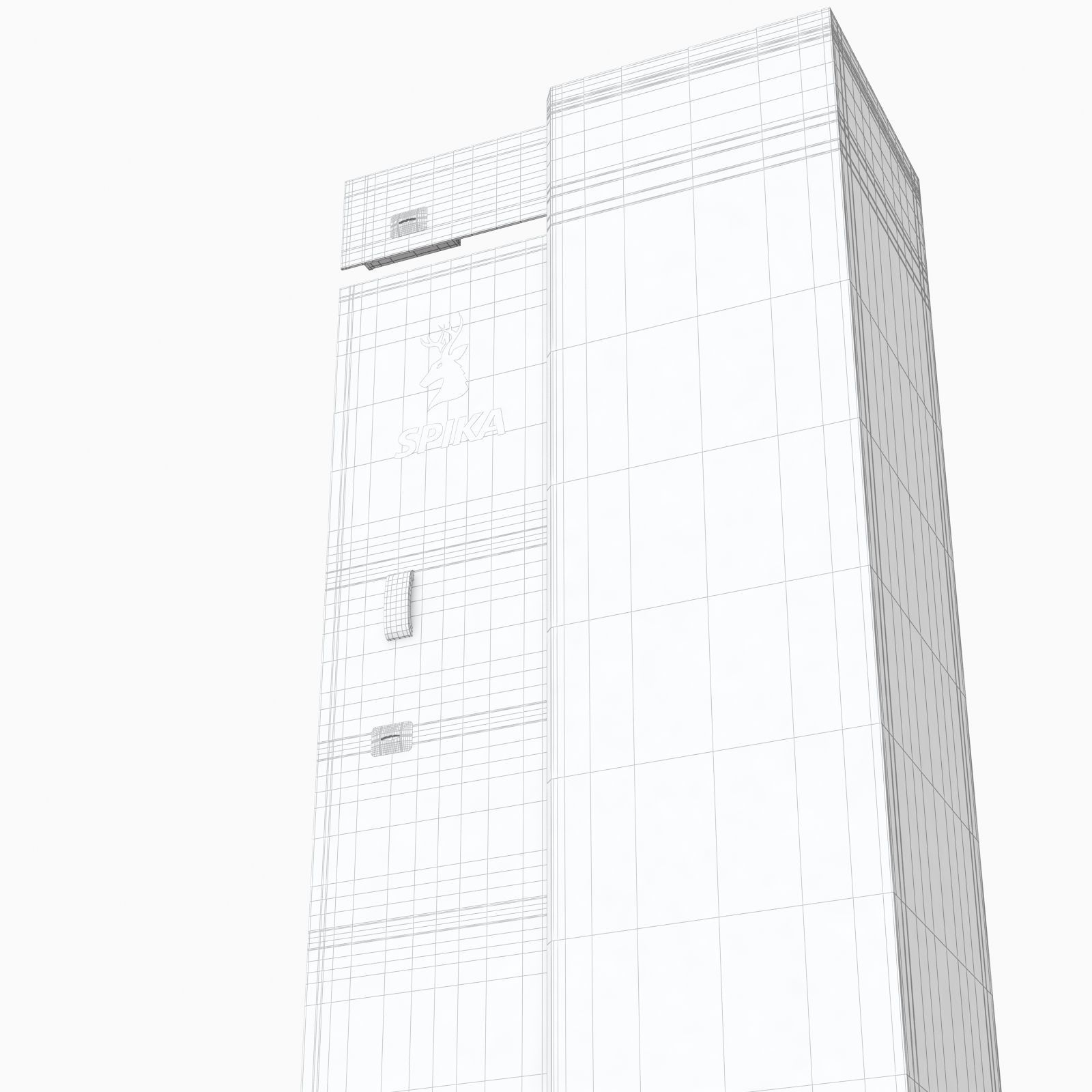 Branded 8 Gun Safe 3 PIN 3D model_9