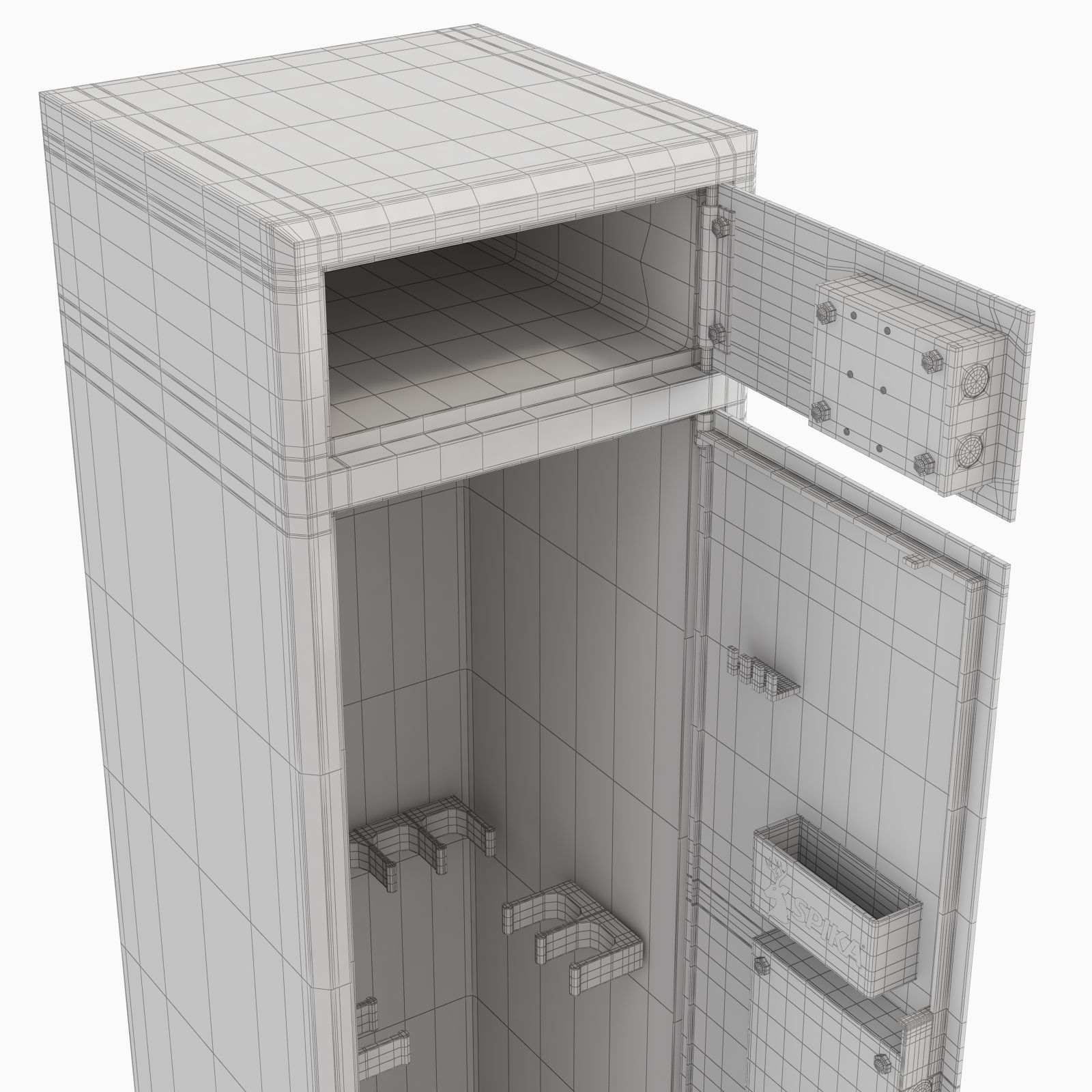 Branded 8 Gun Safe 3 PIN 3D model_8