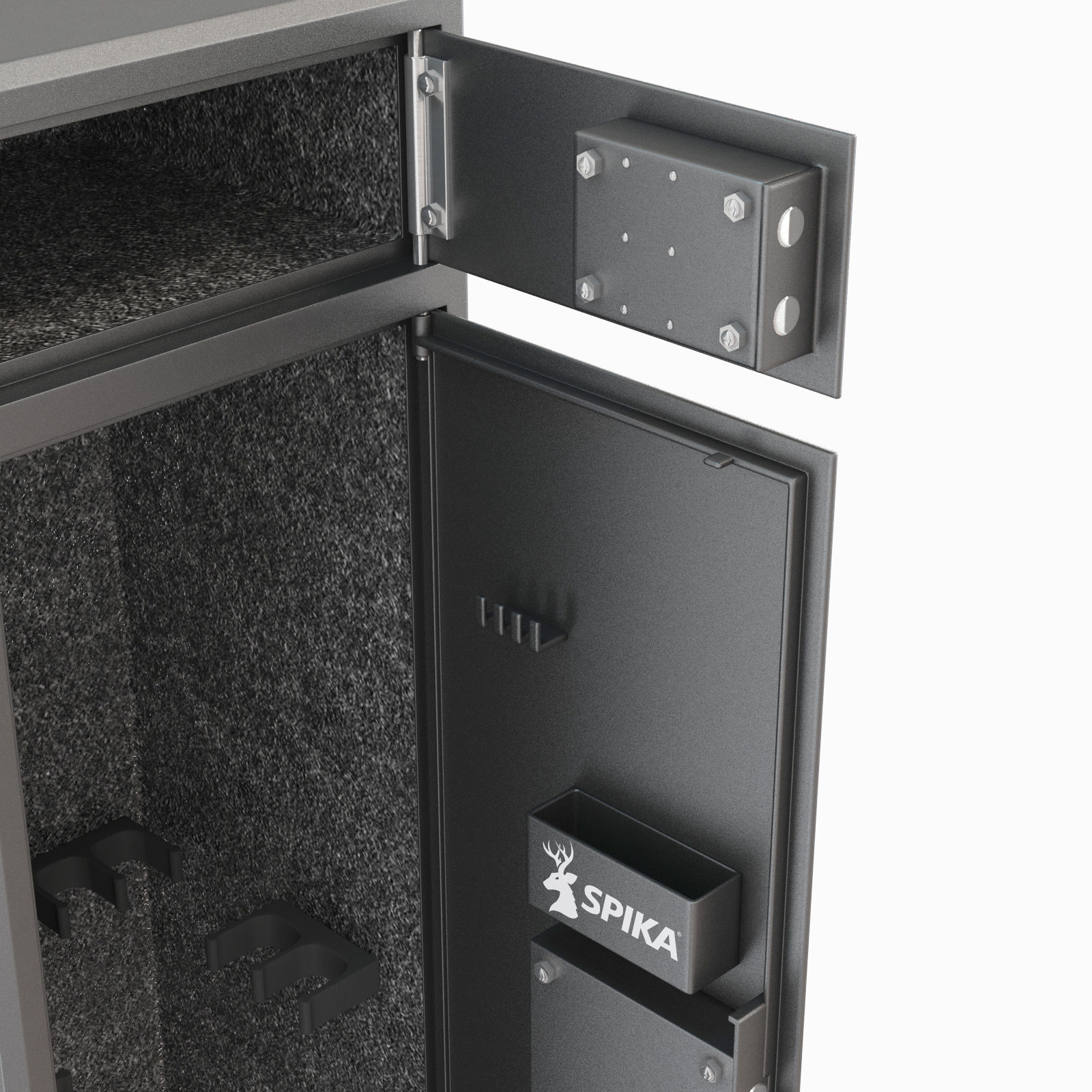 Branded 8 Gun Safe 3 PIN 3D model_10