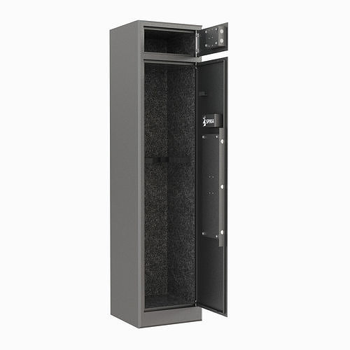 Branded 8 Gun Safe 3 PIN 3D model