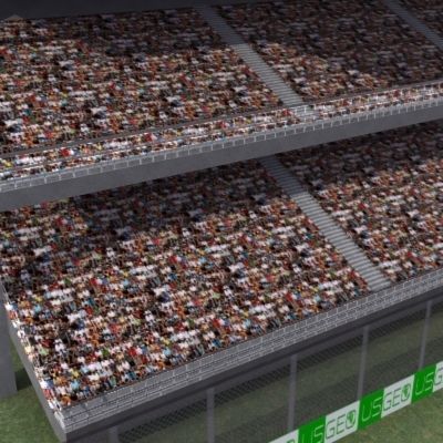 Race Track Game Low-poly 3D model_9