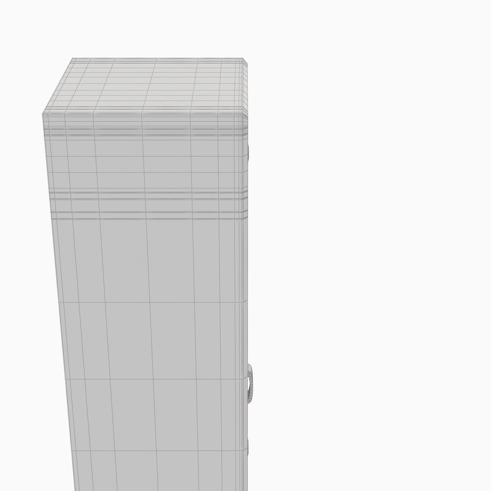 S2 8 Gun Safe 3 PIN closed 3D model_13