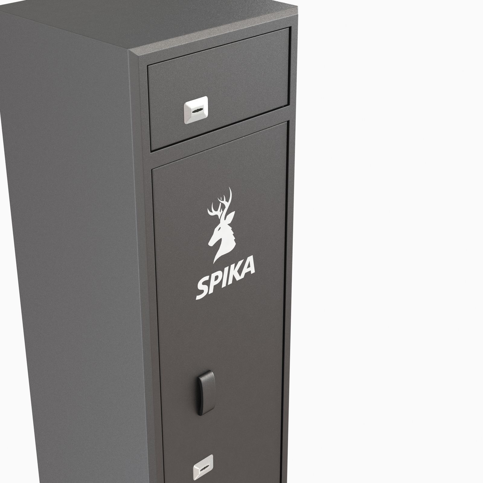 S2 8 Gun Safe 3 PIN closed 3D model_7