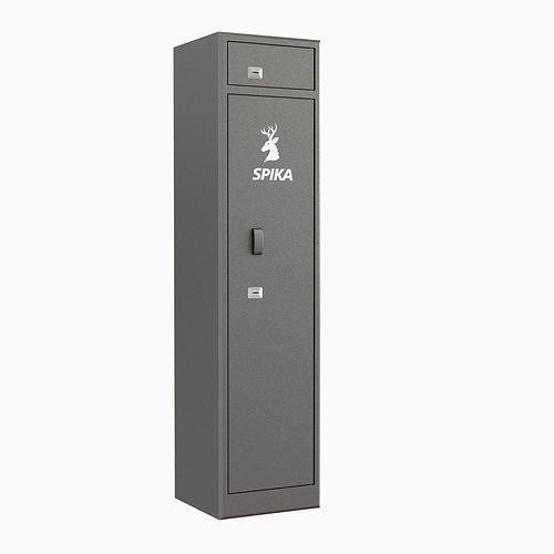 S2 8 Gun Safe 3 PIN closed 3D model