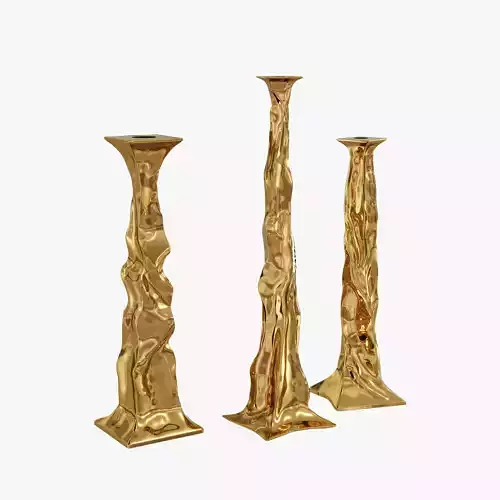 Amorphous candlestick bionic 3d printed 3D print model